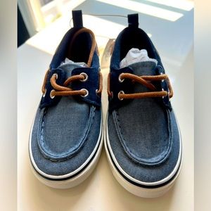 NWT Old Navy Toddler Boy Boat Shoes, Size 8